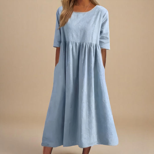 Liv™ | Flattering Cotton Dress