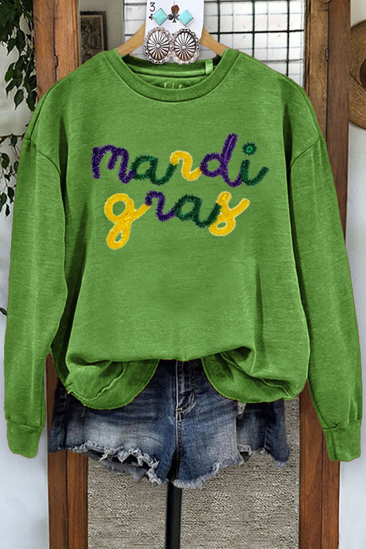 Mardi Gras Casual Sweatshirt