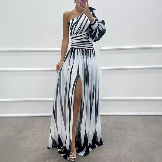 Noralie – Evening Dress with Pleated Look